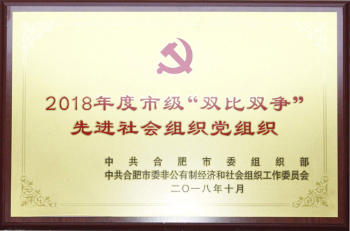 易道教育集團黨支部榮獲2018年度市級“雙比雙爭”先進(jìn)社會組織黨組織稱號